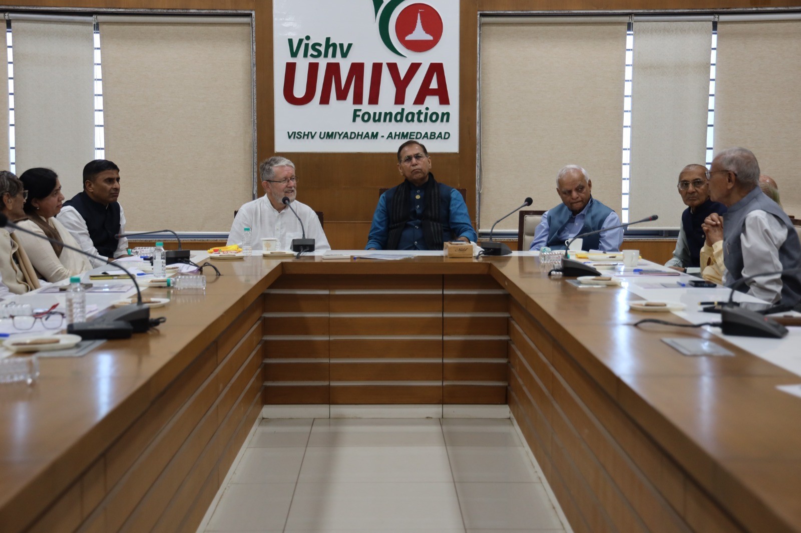 The Director of the Oxford Centre for Hindu Studies (U.K.) Shaunaka Rishi Das’s visited Vishv Umiyadham