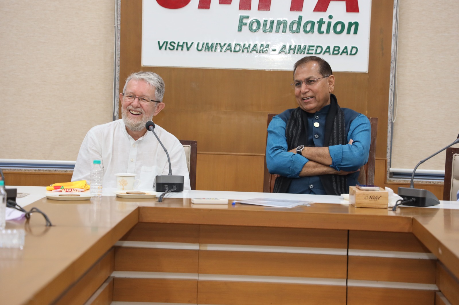 The Director of the Oxford Centre for Hindu Studies (U.K.) Shaunaka Rishi Das’s visited Vishv Umiyadham